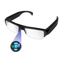 Lentes con cámara espía FHD, semi aire, inalámbrica, negro