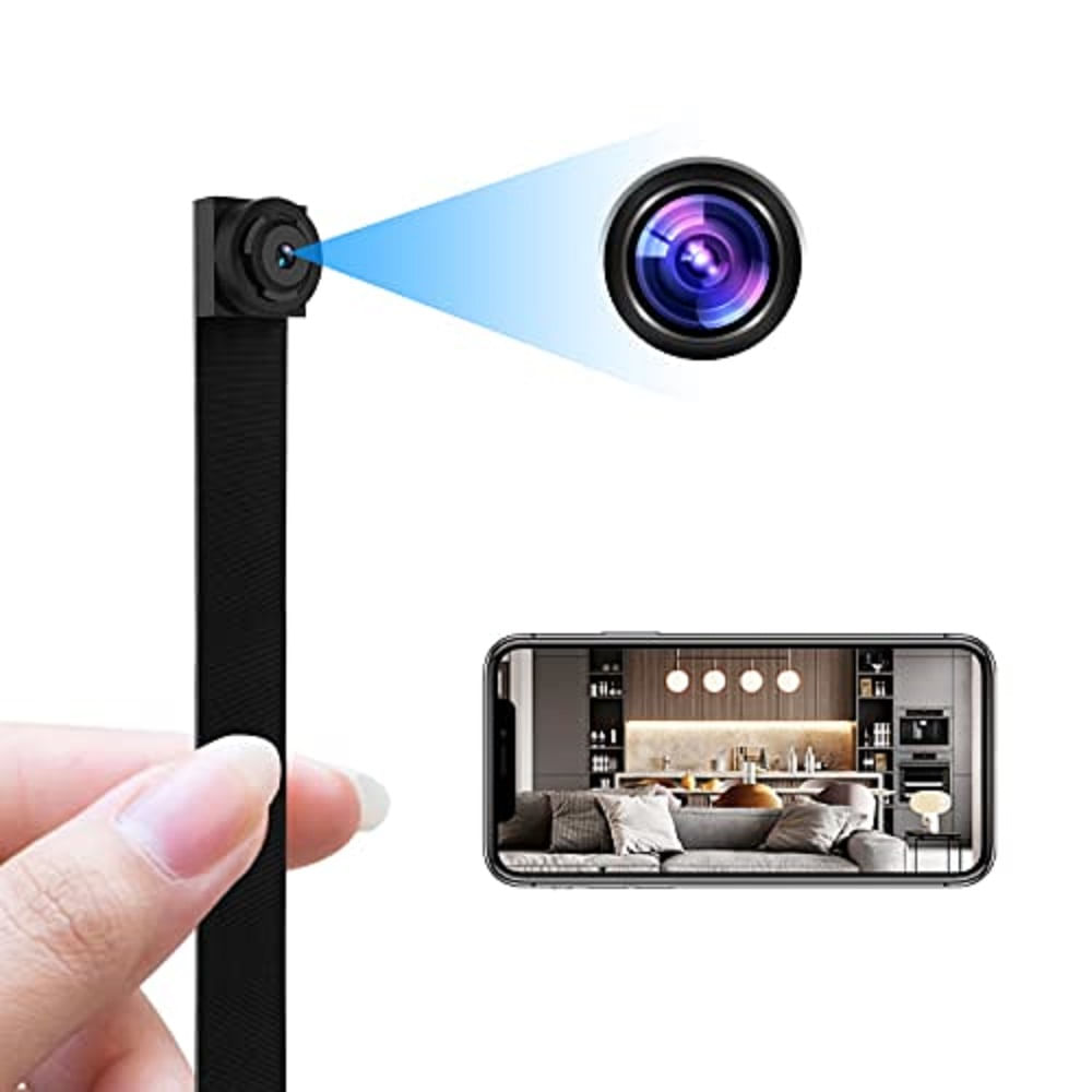 Imagen 1 del producto Cámara espía Full HD, grabación Wi-Fi y sin Wi-Fi, 300 min batería, negro