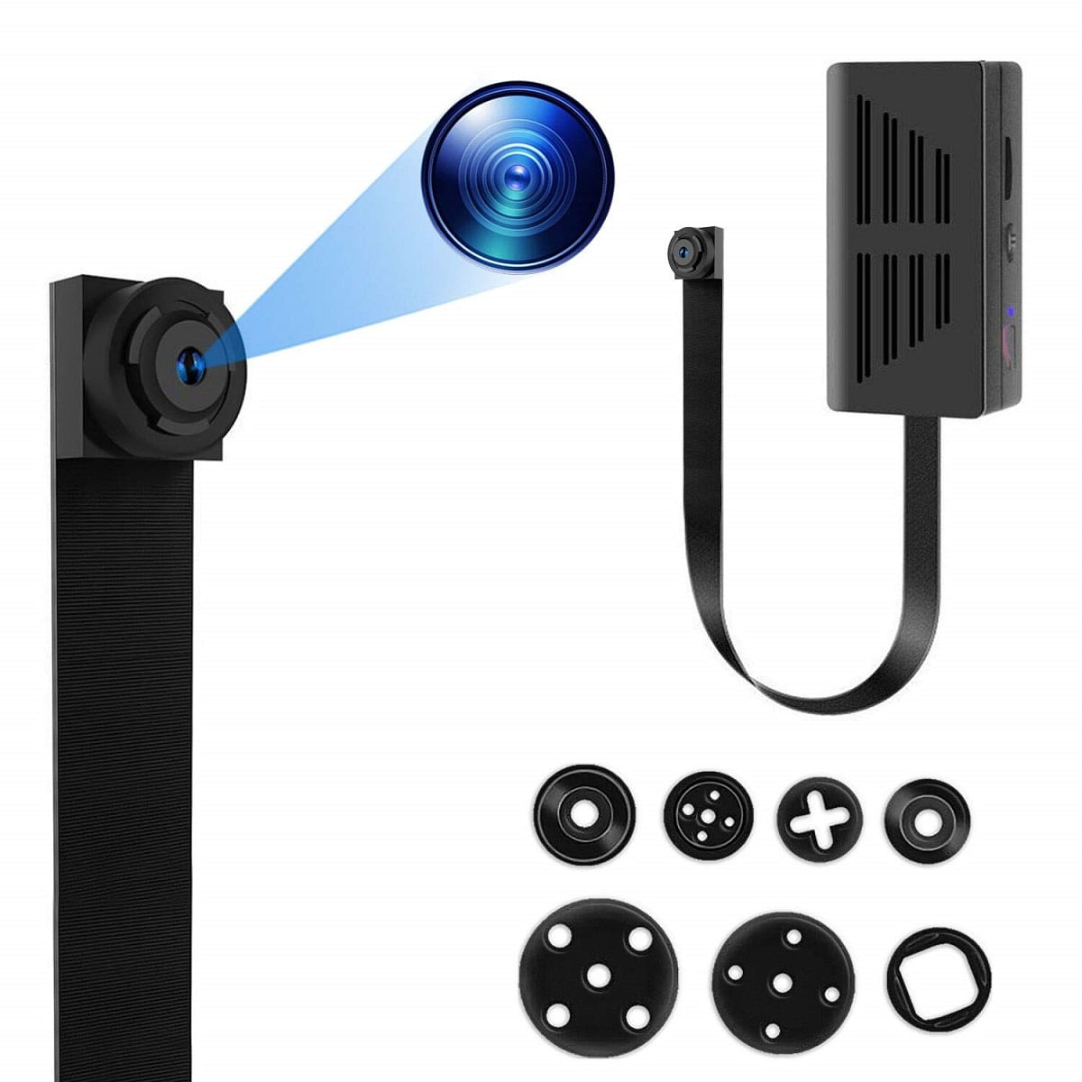 Imagen 2 del producto Cámara espía Full HD, grabación Wi-Fi y sin Wi-Fi, 300 min batería, negro