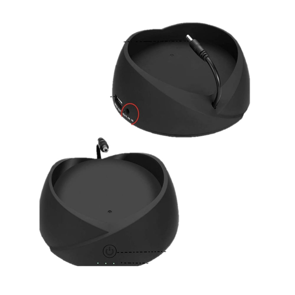 Base de batería portátil Smatree para Amazon Echo 2da generación, negra