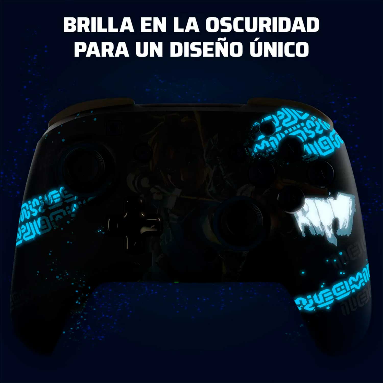 Imagen 2 del producto Mando PDP Wireless Zelda, Rematch Glow Link, Switch inalámbrico, azul