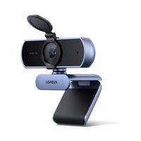 Cámara Web Ugreen CM717, 2K 30FPS, micrófonos con cancelación de ruido, autoenfoque, rotación 360°