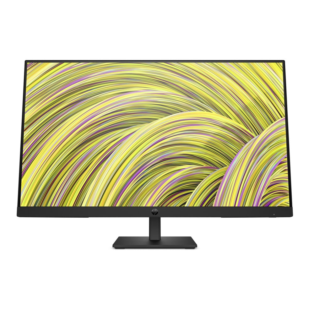 Monitor HP P27h G5 27" LED, FHD, IPS, 75Hz, HDMI, VGA, altavoces duales, negro - 64W41AA
