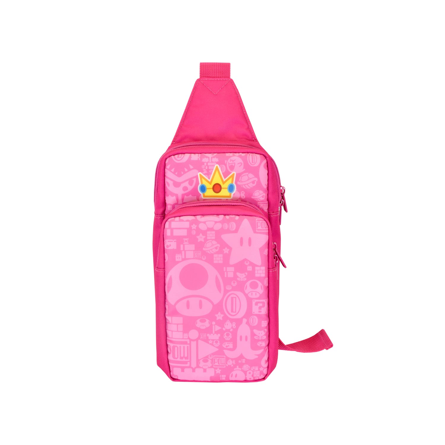 Imagen 2 del producto Bolso Hori Go Adventure Pack Princess Peach, para Nintendo Switch, diseño oficial, rosado