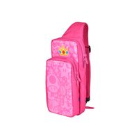 Bolso Hori Go Adventure Pack Princess Peach, para Nintendo Switch, diseño oficial, rosado