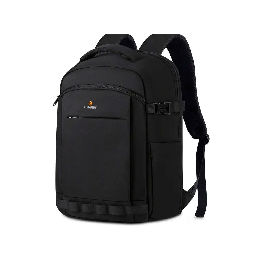 Mochila Lubardy para cámara y accesorios, DSLR y SLR, compartimento para trípode, laptop 15.6", negro