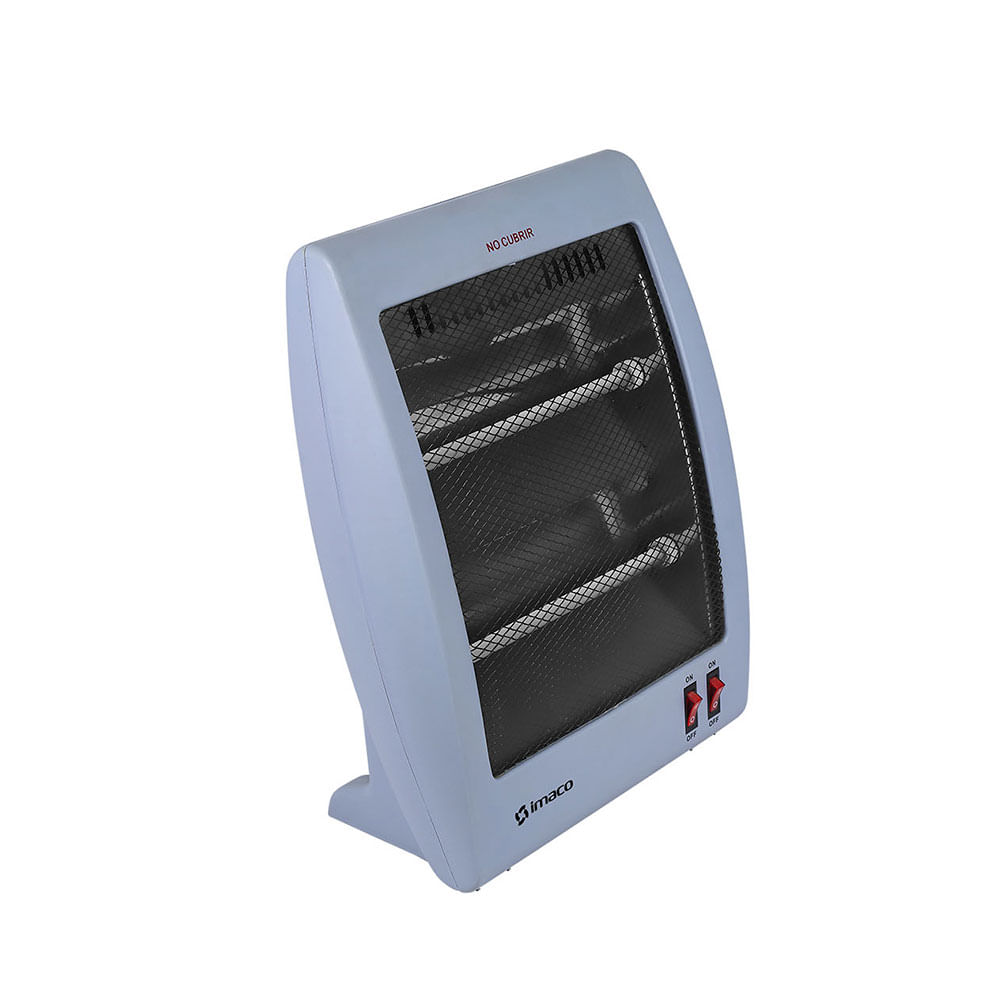 Imagen 2 del producto Estufa de cuarzo Imaco QH800, 800W, 2 niveles, 15m², seguridad antivuelco, asa portátil