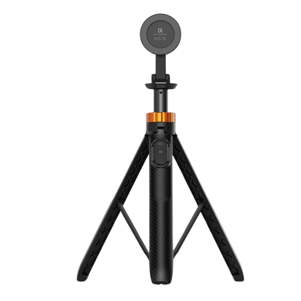 Imagen 1 del producto Trípode K&F Concept KF09.139-MS19 para iPhone, 159cm, 7 secciones, control remoto Bluetooth