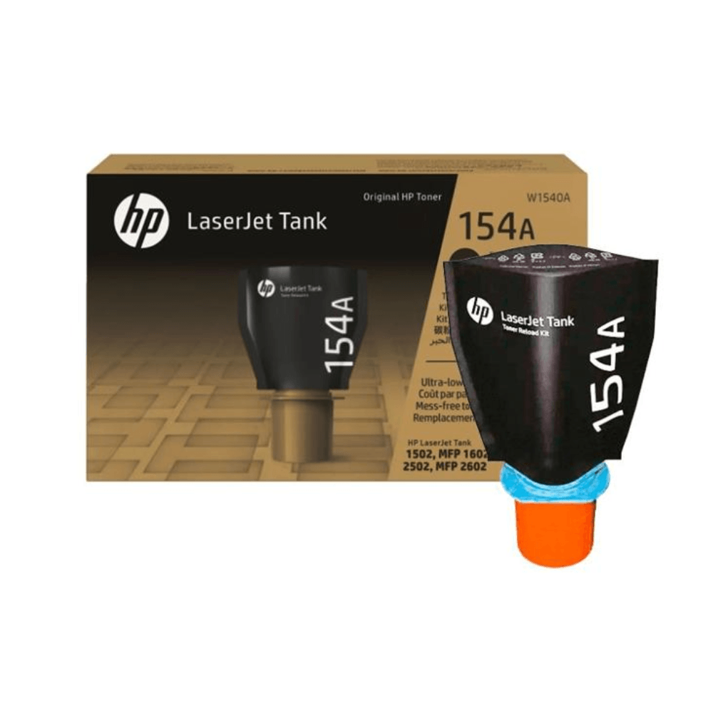 Tóner HP 154A W1540A, rinde 2500 páginas, negro