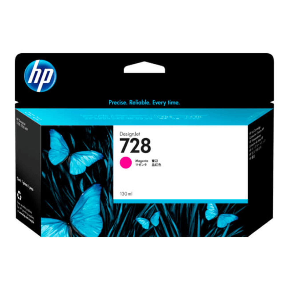 Imagen 2 del producto Cartucho de tinta HP 728 F9J66A magenta, compatible con impresoras HP DesignJet T830, T730