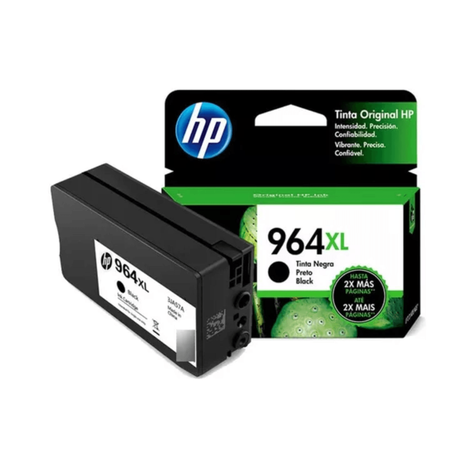 Imagen 2 del producto Cartucho de tinta HP 3JA57AL 964XL, compatible con impresoras HP OfficeJet Pro 9010, 9016, 9018, 9020, negro