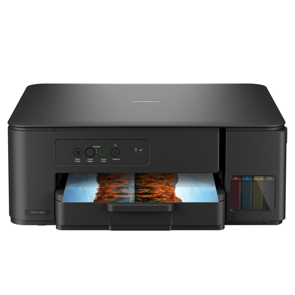 Impresora multifuncional Brother DCP-T230, inyección de tinta, alámbrica, con tanques recargables
