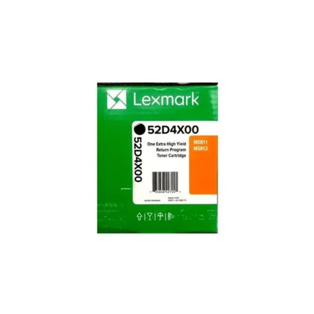 Imagen 2 del producto Tóner Lexmark 52D4X00, compatible con MS812de, MS812dn, rinde 45000, negro