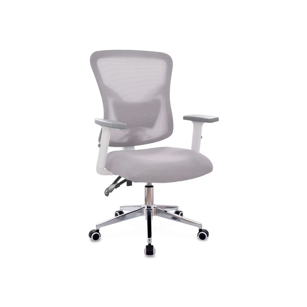 Silla de oficina Ofideas ergonómica Fone Ultra gerente, reclinable, gris