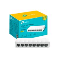 TP-Link LS1008, Switch de 8 Puertos, 10/100Mbps, ahorro energético, amplia compatibilidad de red