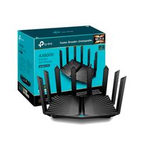 TP-Link Archer AX80, Router Wi-Fi 6, AX6000, Dual Band, puertos 2.5G, HomeShield, Alexa