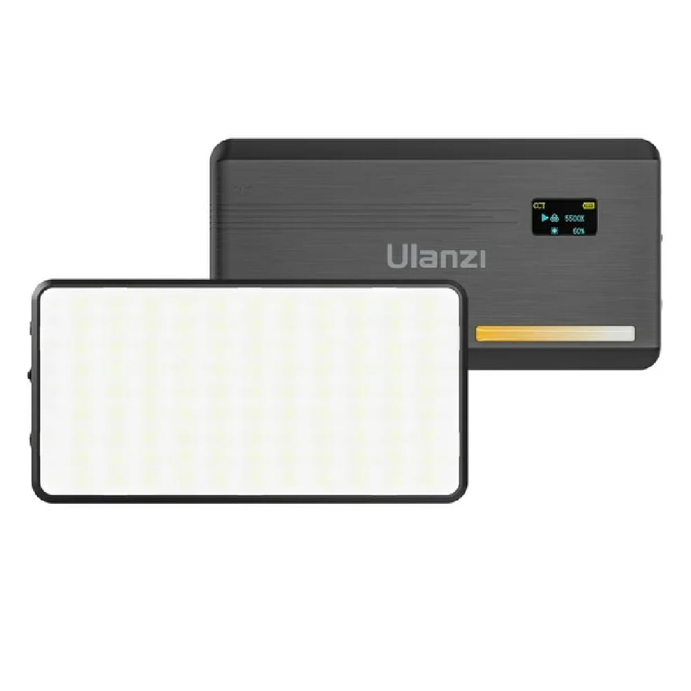 Luz Led Ulanzi VL200 bicolor, portátil, negro