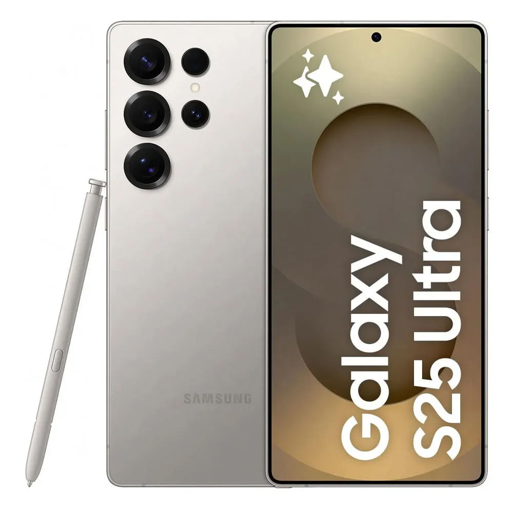 Imagen 1 del producto Celular Samsung Galaxy S25 Ultra 5G 512GB, 12GB RAM, cámara trasera 200MP y frontal 12MP, 6.9"", dorado