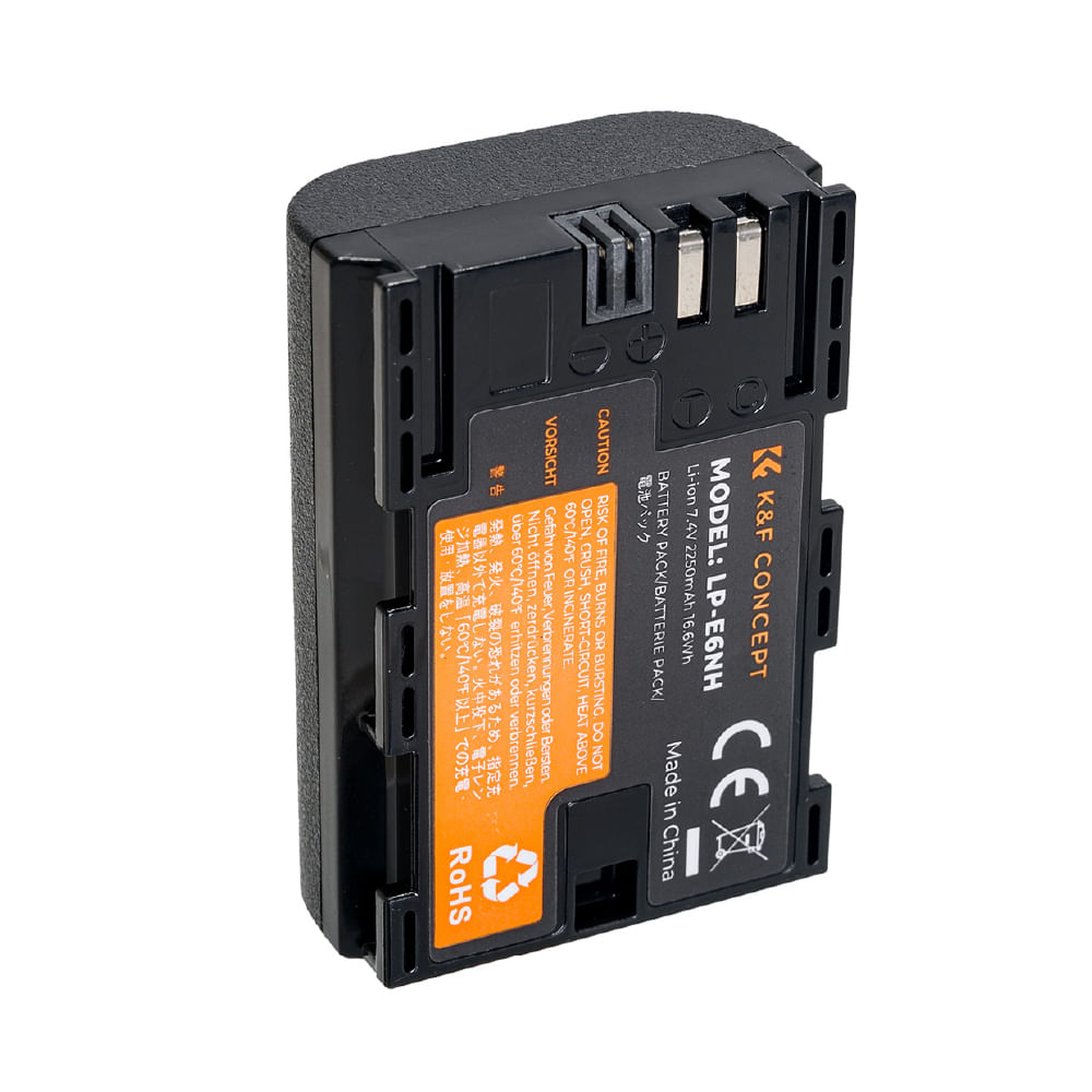 Imagen 1 del producto Batería para Canon LP-E6NH K&F Concept KF28.0021V2, negro