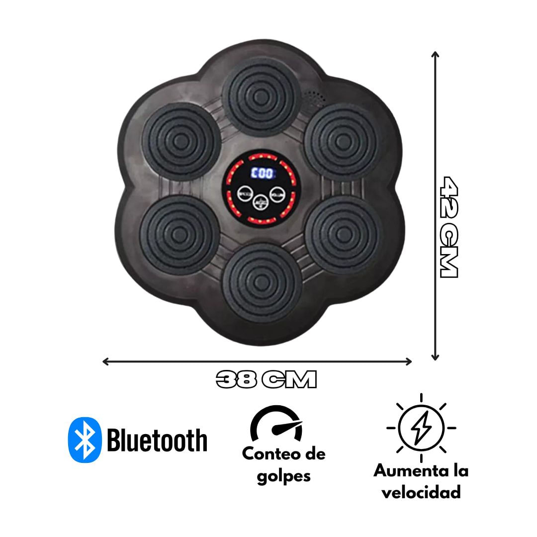 Imagen 2 del producto Máquina de boxeo musical LED, bluetooth, para entrenamiento en casa