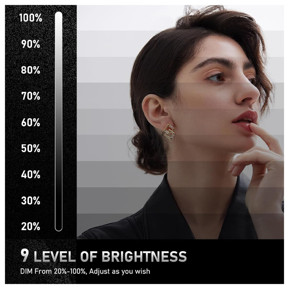 Imagen 2 del producto Luz continua portátil Ulanzi VIJIM, 100W luz LED, negro