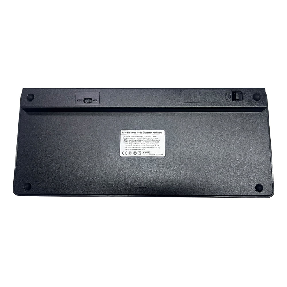 Imagen 2 del producto Teclado inalámbrico Coolbox Teraware Bluetooth, 2.4 GHz, membrana, español, negro