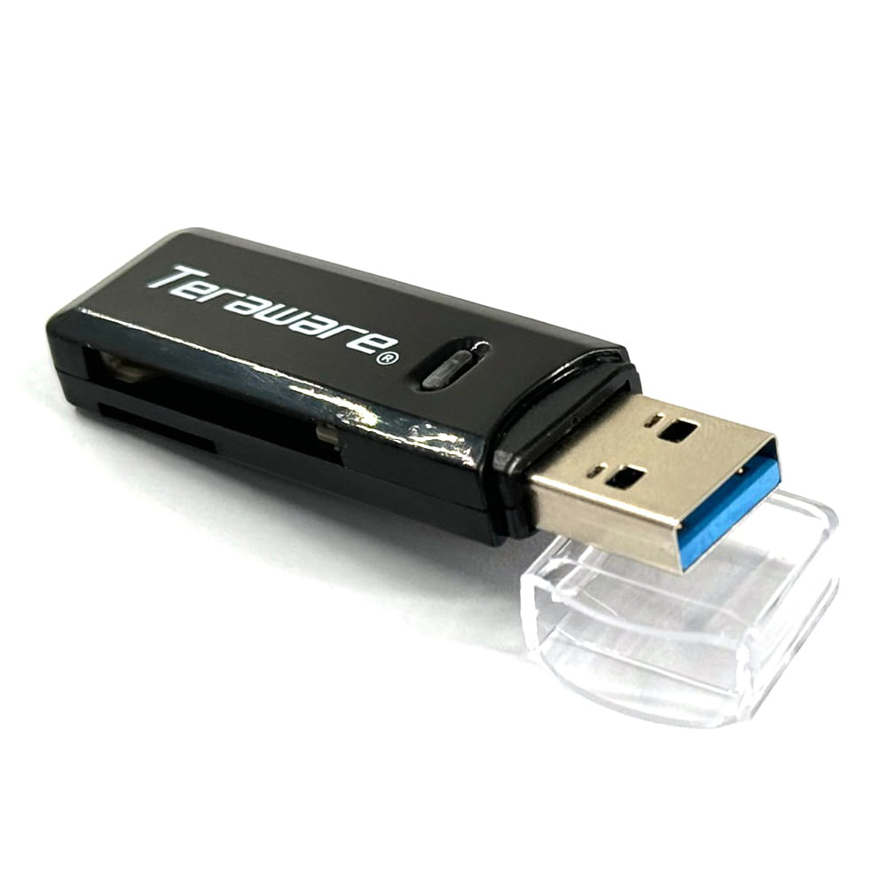 Imagen 1 del producto Lectora de tarjeta Coolbox Teraware RM-02 conector USB para SD/MICRO SD, 2 puertos, negro