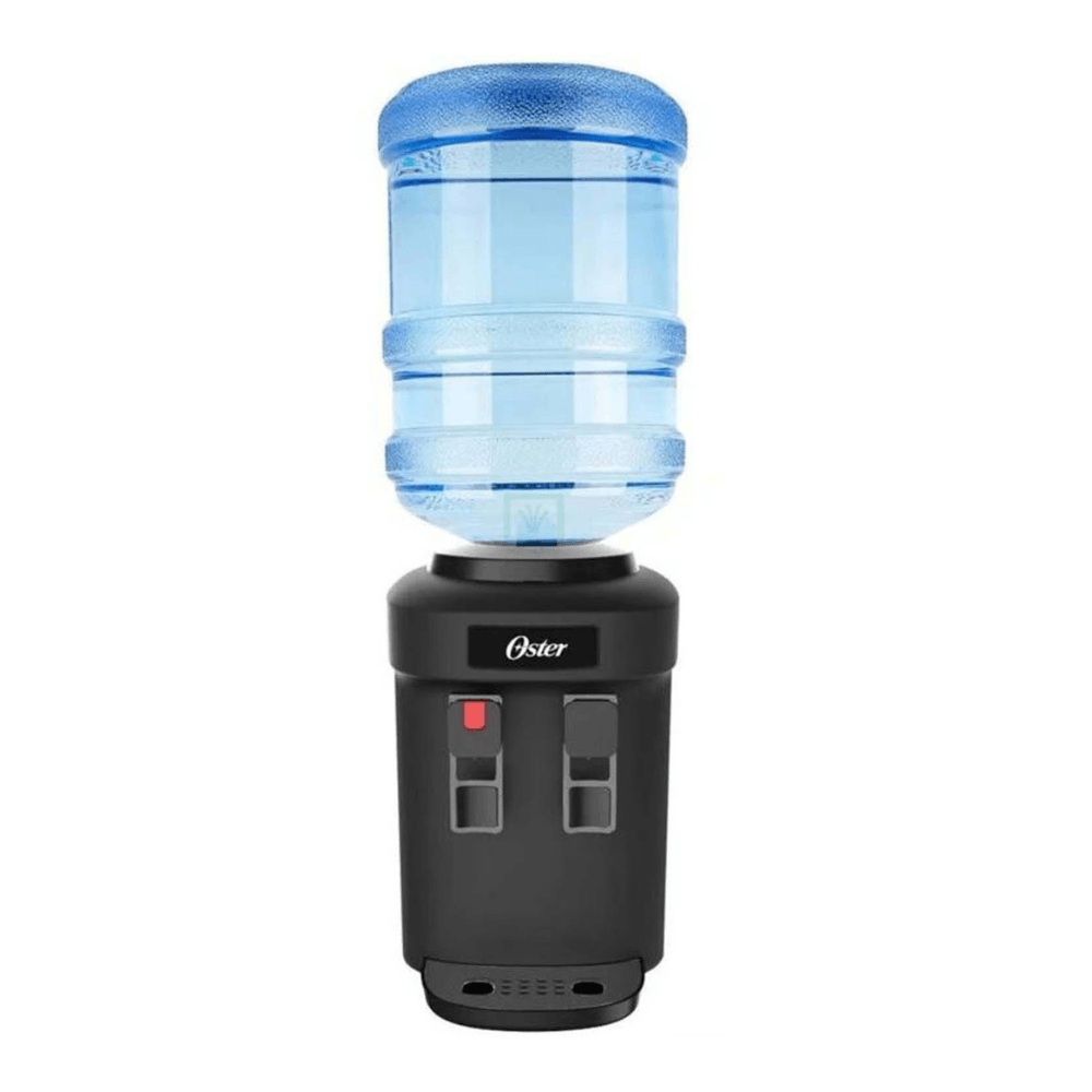 Dispensador de agua OSTER OSPWD522B, eléctrico, 20 litros, frío y caliente, plástico, negro