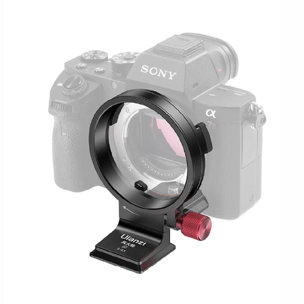 Imagen 2 del producto Placa de montaje giratoria Ulanzi S-63, para cámaras Sony, 180°, tipo Arca, aluminio