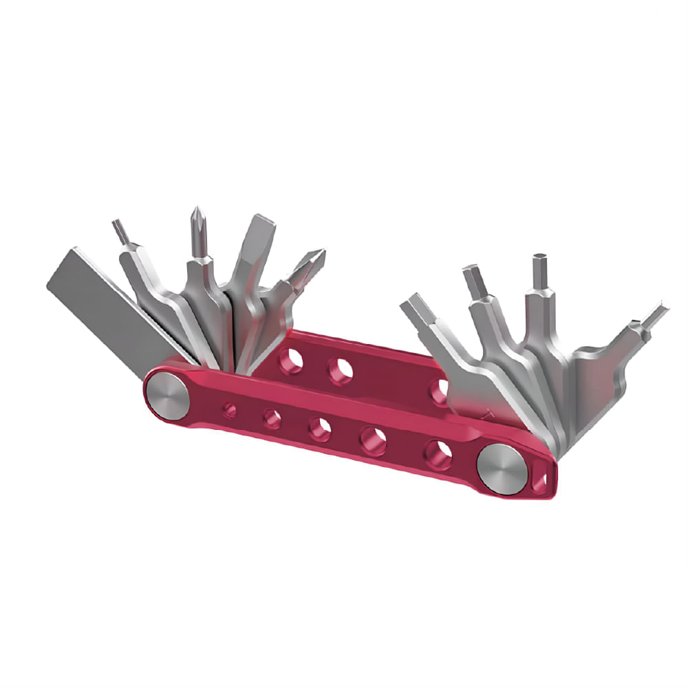 Juego de herramientas Ulanzi 9 en 1 plegable, acero inoxidable, compacto y portátil, para fotografía