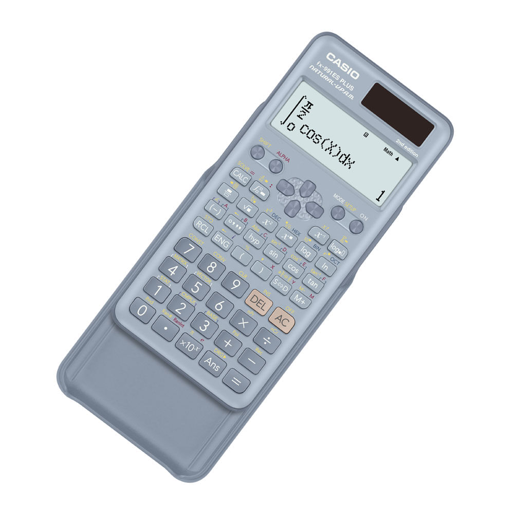 Imagen 2 del producto Calculadora científica Casio FX-991ES Plus 2, 12 dígitos, 417 funciones, pantalla de matriz, energía solar, azul