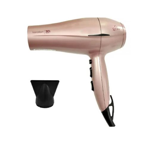 Secadora de cabello profesional GAMA Keration Diva 3D, rosado