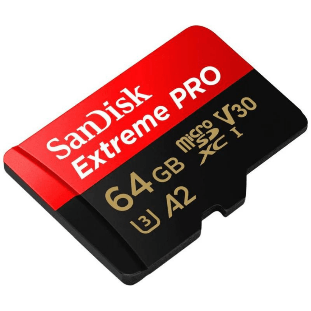 Imagen 2 del producto Memoria Sandisk Extreme Pro MicroSDXC 64GB 200MB/s con adaptador SD, U3, 4K UHD resistente
