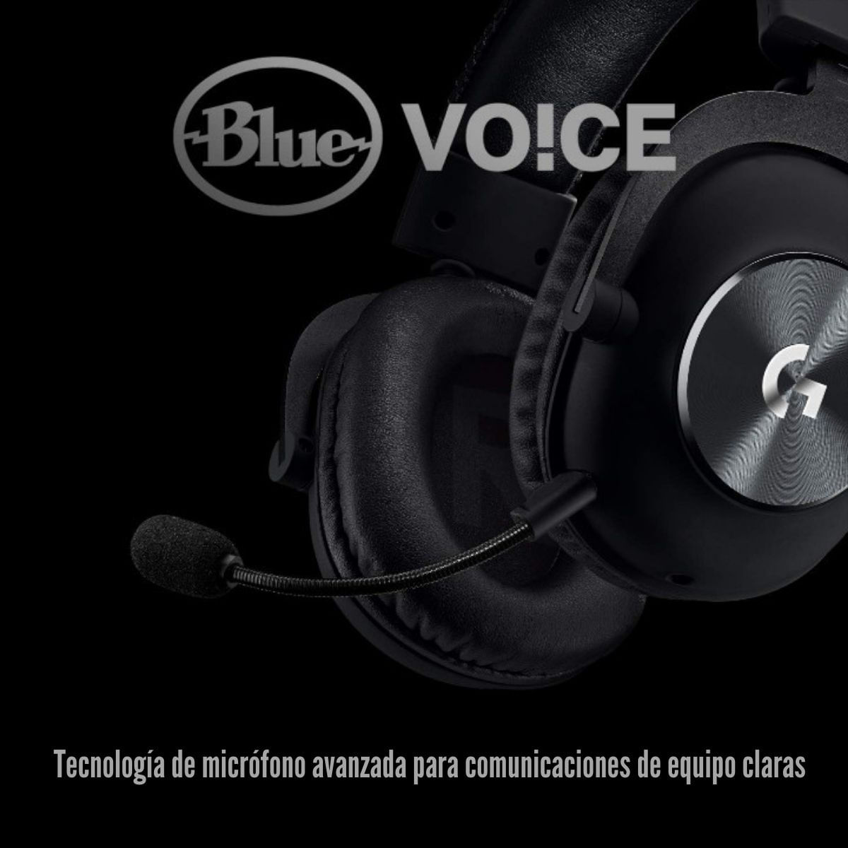 Imagen 2 del producto Audífono Logitech G PRO X, sonido envolvente 7.1, alámbrico, negro