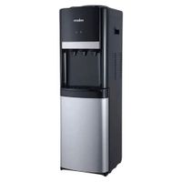 Dispensador de agua Mabe MXCF05PFS, 20 litros, 3 llaves, agua fría/caliente, pedestal, negro