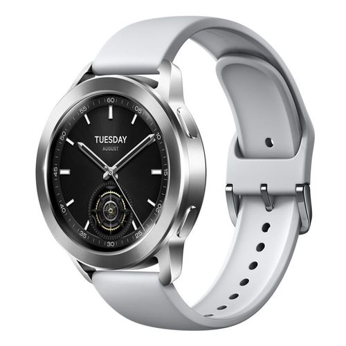 Smartwatch Xiaomi Watch S3 pantalla 1.43"/AMOLED, resistente al agua 5ATM, batería hasta 15 días, plateado