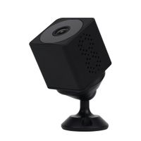 Cámara espía Wi-Fi, visión nocturna, inalámbrica, FHD, negro