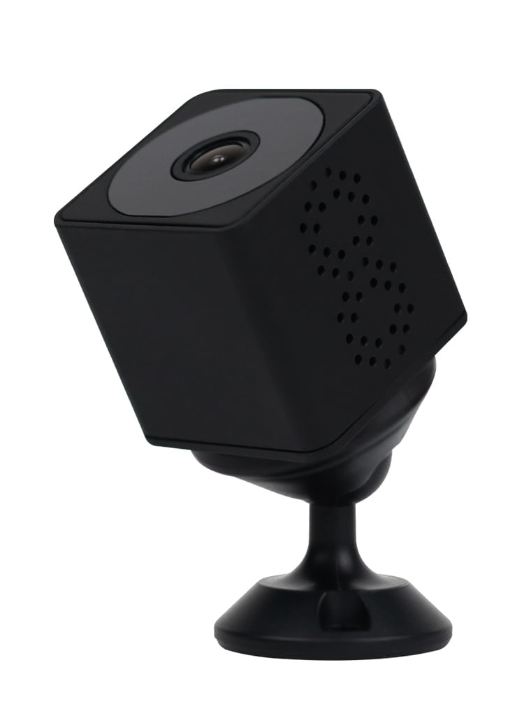 Cámara espía Wi-Fi, visión nocturna, inalámbrica, FHD, negro