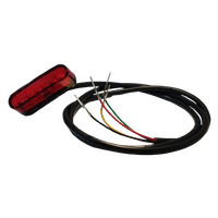 Luz de freno trasera, para scooter eléctrico, con alta visibilidad, fácil instalación