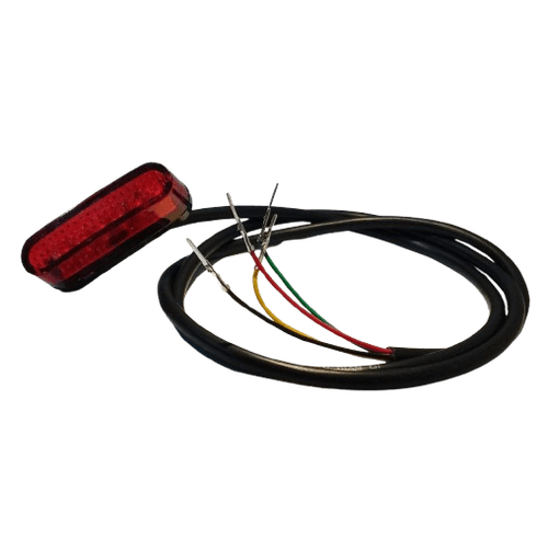 Luz de freno trasera, para scooter eléctrico, con alta visibilidad, fácil instalación