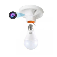 Socket espía cámara Wi-Fi FHD, ángulo 100°, graba audio y video, soporta 128GB