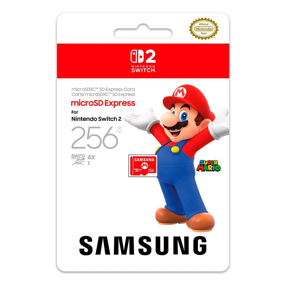Imagen 2 del producto Micro SD Samsung Express 256GB para Nintendo Switch 2