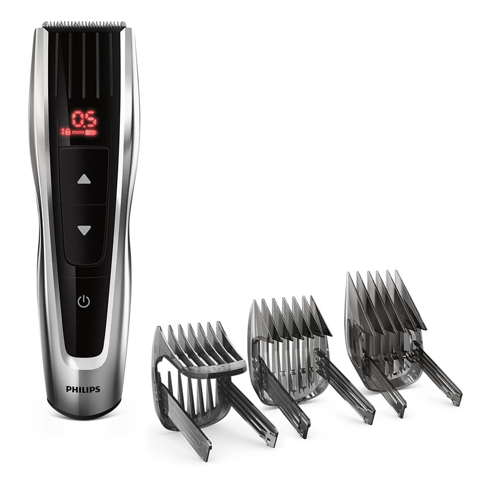 Cortador de cabello Philips HC7460 inalámbrico, 5w, gris y negro