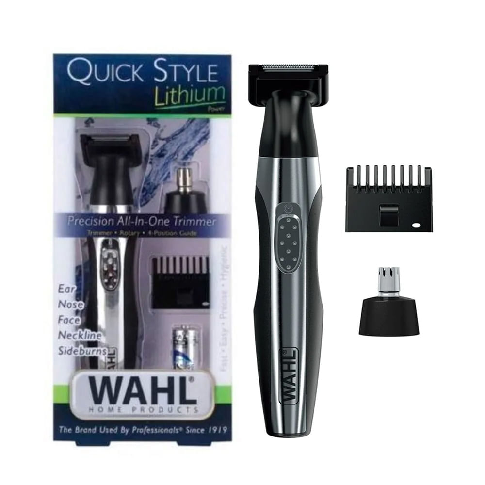 Imagen 2 del producto Afeitador y recortadora Quick Style WAHL 3 cabezales: Barba, orejas, nariz - 05604-018