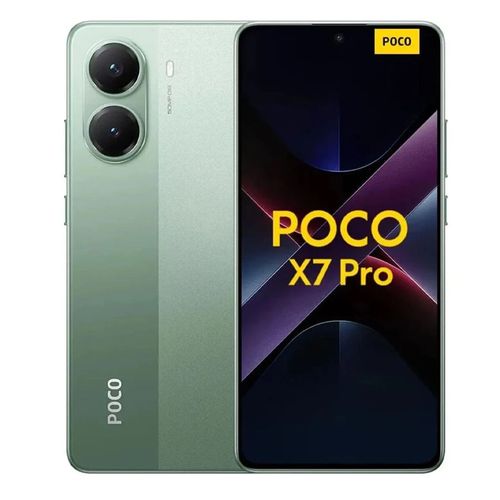 Celular Xiaomi POCO X7 Pro 5G 512GB, 12GB RAM, cámara principal 50MP + 8MP, frontal 20MP, 6.67", verde