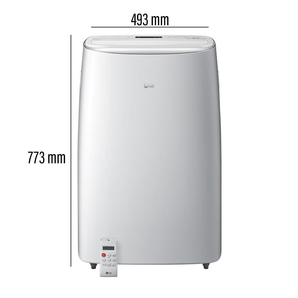 Imagen 2 del producto Aire acondicionado portátil Inverter LG, Wi-Fi, blanco - LP1419IVSM