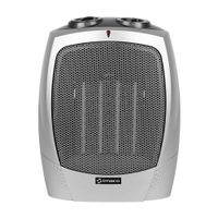 Termoventilador portátil cerámico Imaco, 1800W, plomo - ITC3181