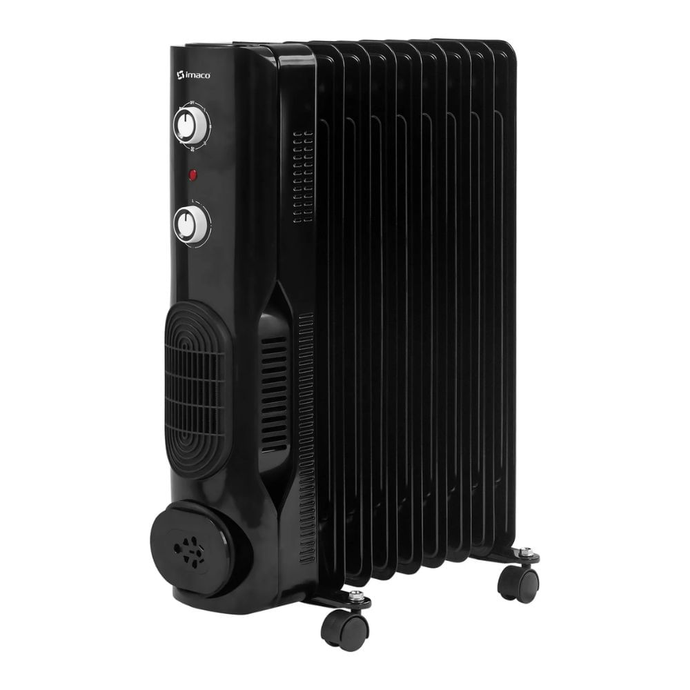 Termoradiador Imaco 9 celdas, negro - Ofr9nk