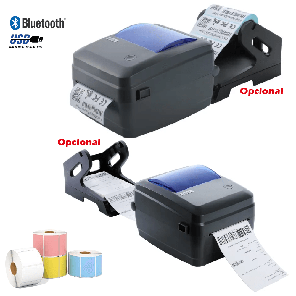 Imagen 2 del producto Impresora térmica Dual Ticket y etiqueta 120mm HOIN USB, bluetooth