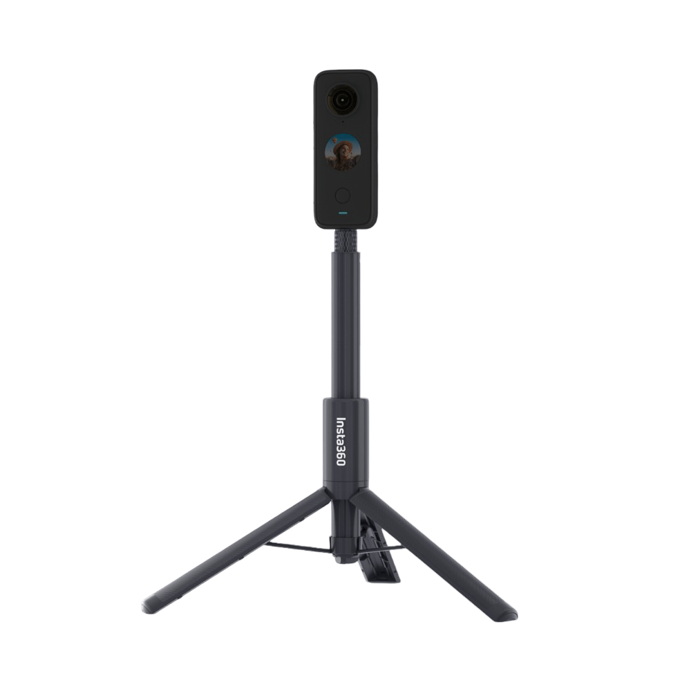 Palo selfie Insta360 invisible 2 en 1 + Trípode, negro